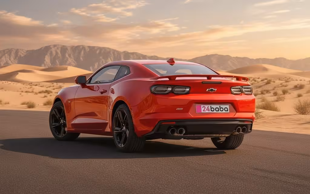 Chevrolet Camaro 2023 Red rear view showing taillights