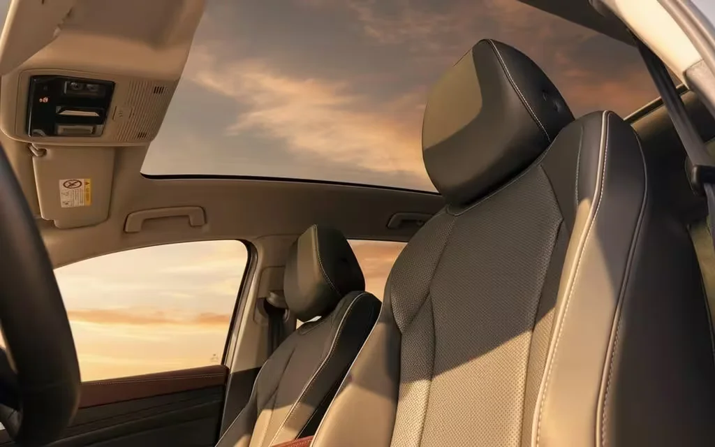 Volkswagen Id6 2021 leather seats and cabin – rental in Dubai