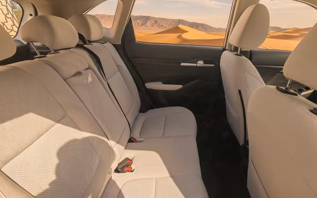 Kia Seltos 2025 leather seats and cabin