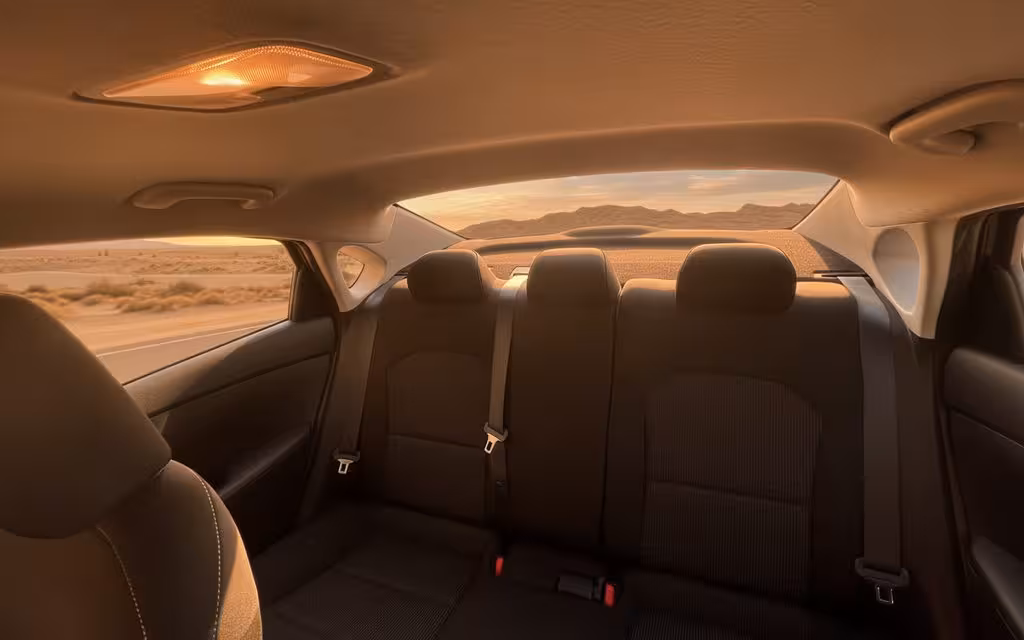 Kia Forte 2021 leather seats and cabin – rental in Dubai