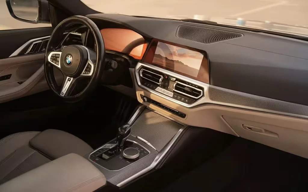 Bmw 440 2021 dashboard and infotainment – rental in Dubai