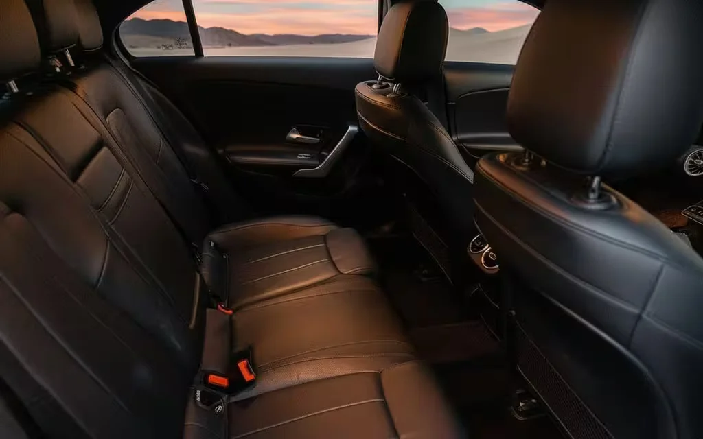 Mercedes A220 2025 interior view showing trim