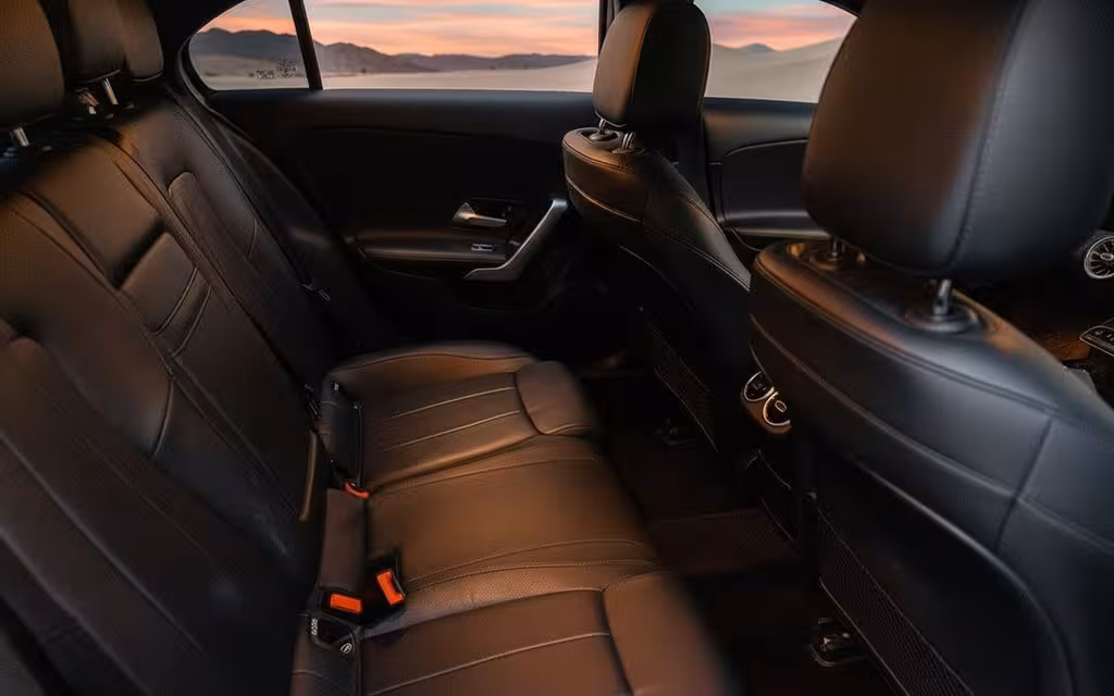 Mercedes A220 2025 interior view showing trim