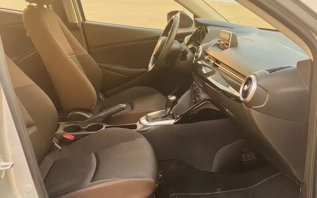 Mazda 2 2020 interior view showing trim – rental in Dubai