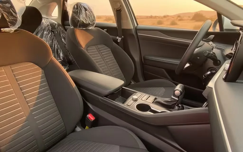 Kia K5 2021 interior view showing trim