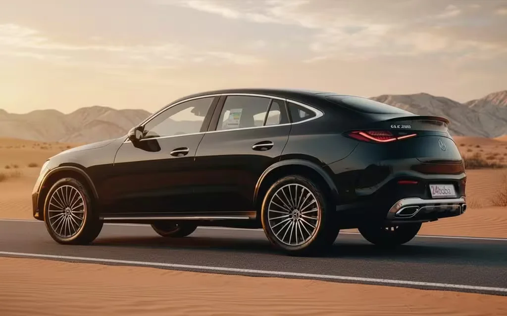 Mercedes Glc200 2025 Black side profile