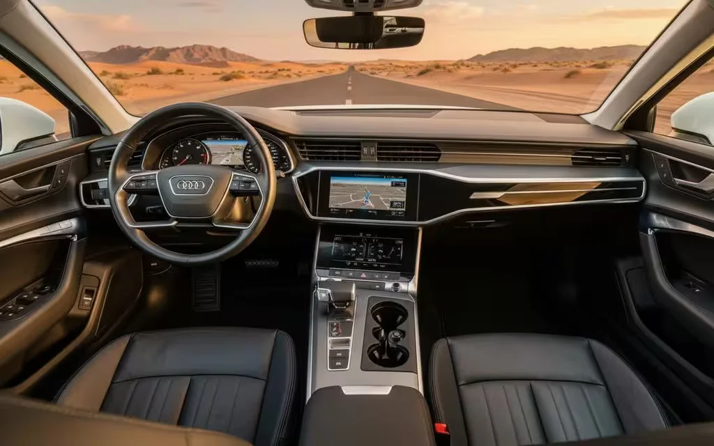 Audi A6 2021 dashboard and infotainment