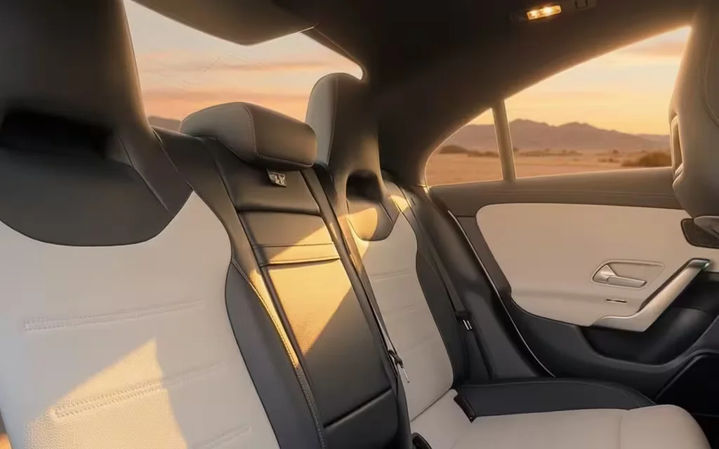 Mercedes Cla200 2023 leather seats and cabin