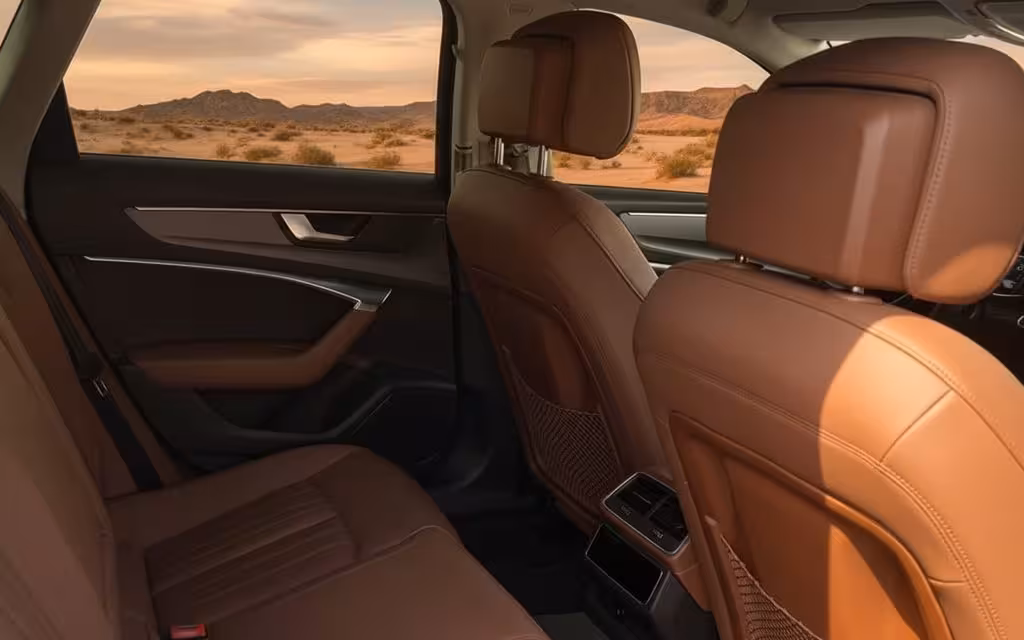 Audi A6 2021 leather seats and cabin