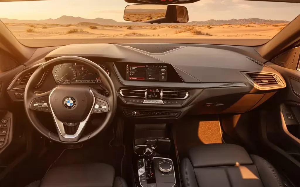 Bmw 228 2021 dashboard and infotainment – rental in Dubai