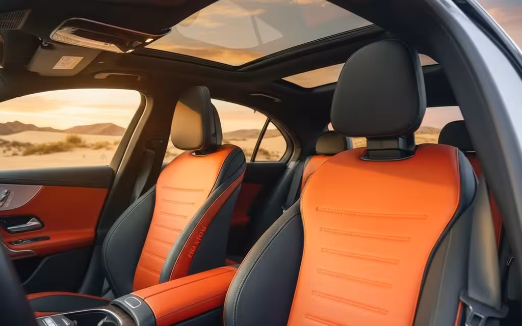 Mercedes C200 2024 leather seats and cabin