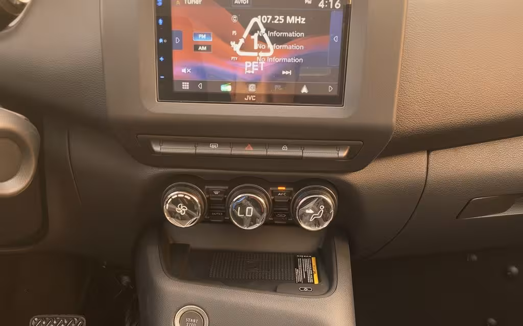 Nissan Magnite 2025 interior view showing trim – rental in Dubai