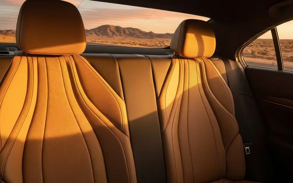 Mercedes Cle200 2024 leather seats and cabin – rental in Dubai