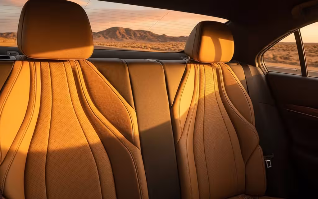 Mercedes Cle200 2024 leather seats and cabin – rental in Dubai