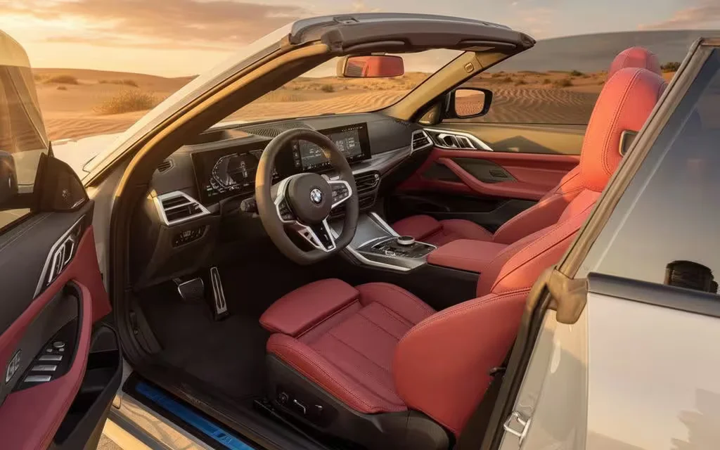 Bmw 420 2025 interior view showing trim – rental in Dubai