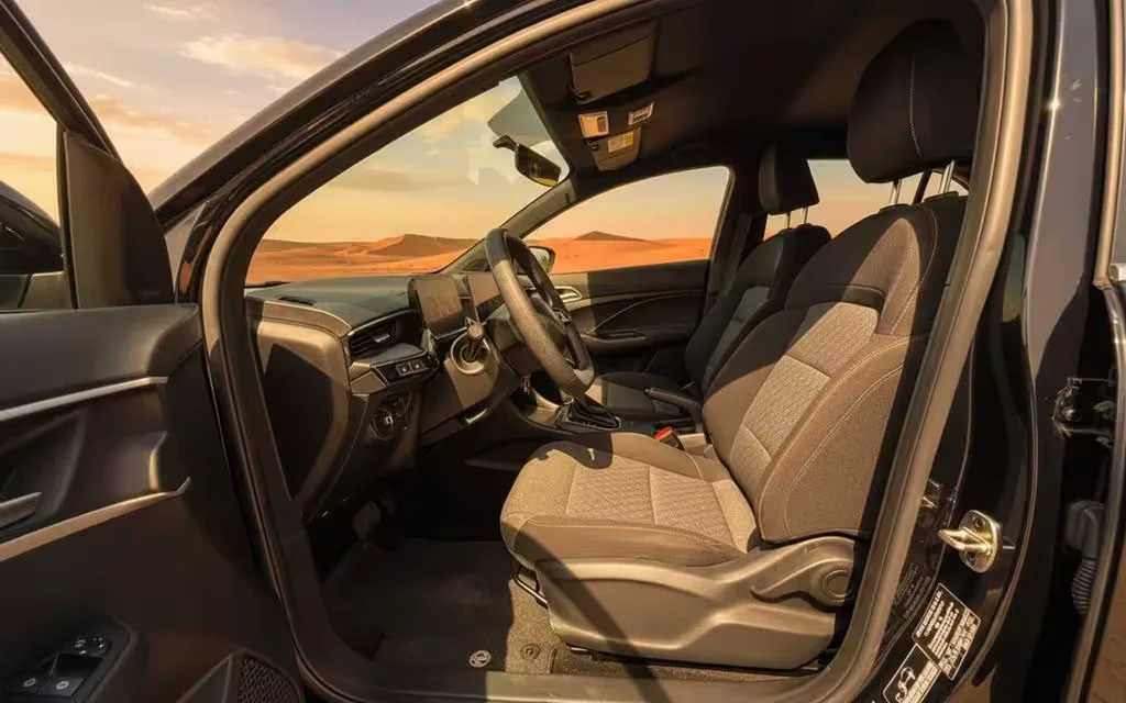 Mg 3 2025 interior view showing trim – rental in Dubai