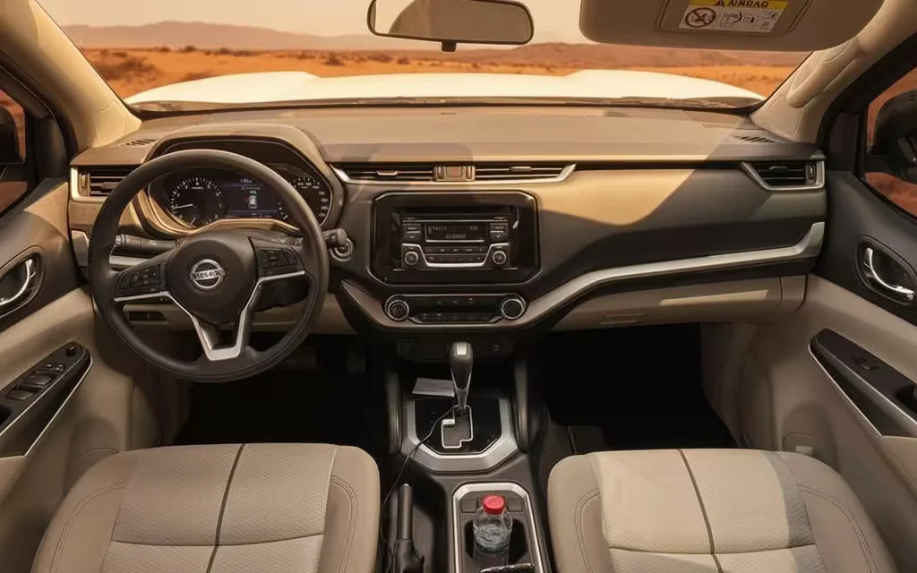 Nissan X Terra 2022 interior view showing trim – rental in Dubai