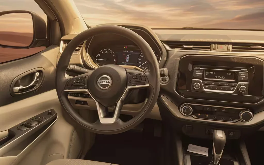 Nissan X Terra 2022 interior view showing trim – rental in Dubai