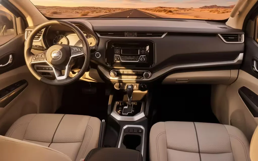 Nissan X Terra 2023 interior view showing trim – rental in Dubai