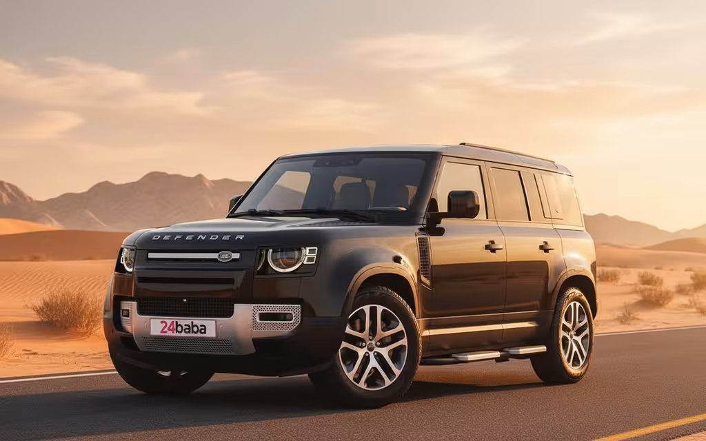 LandRover Defender 2024 Black cover image – rental in Dubai