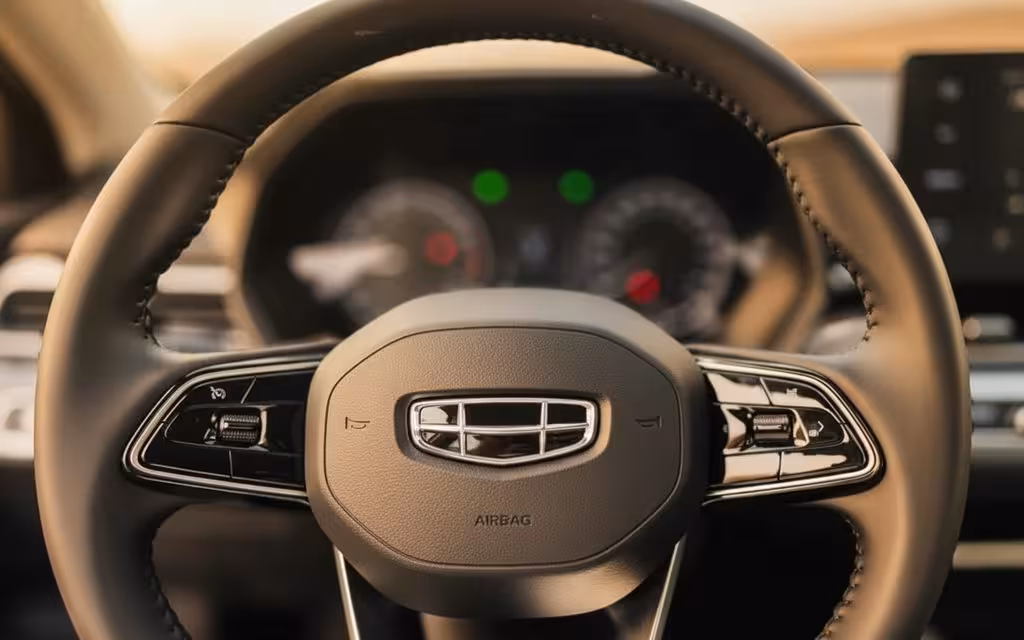 Geely Emgrand 2022 interior view showing trim