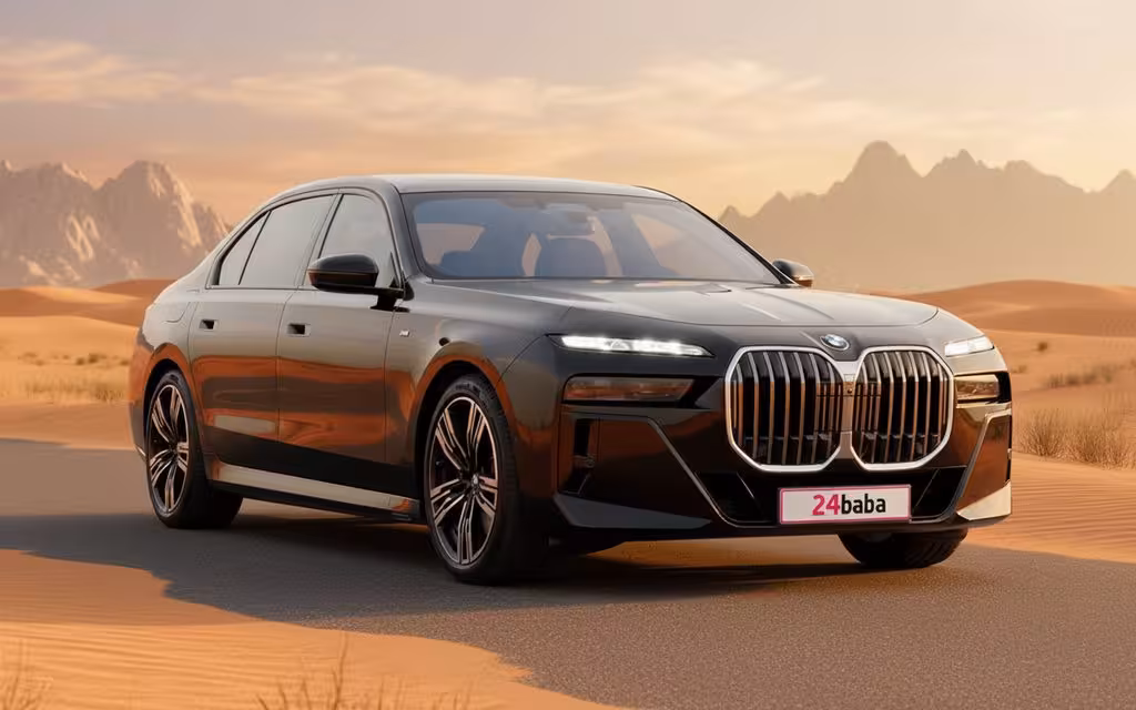 Bmw 735 2024 Black cover image – rental in Dubai