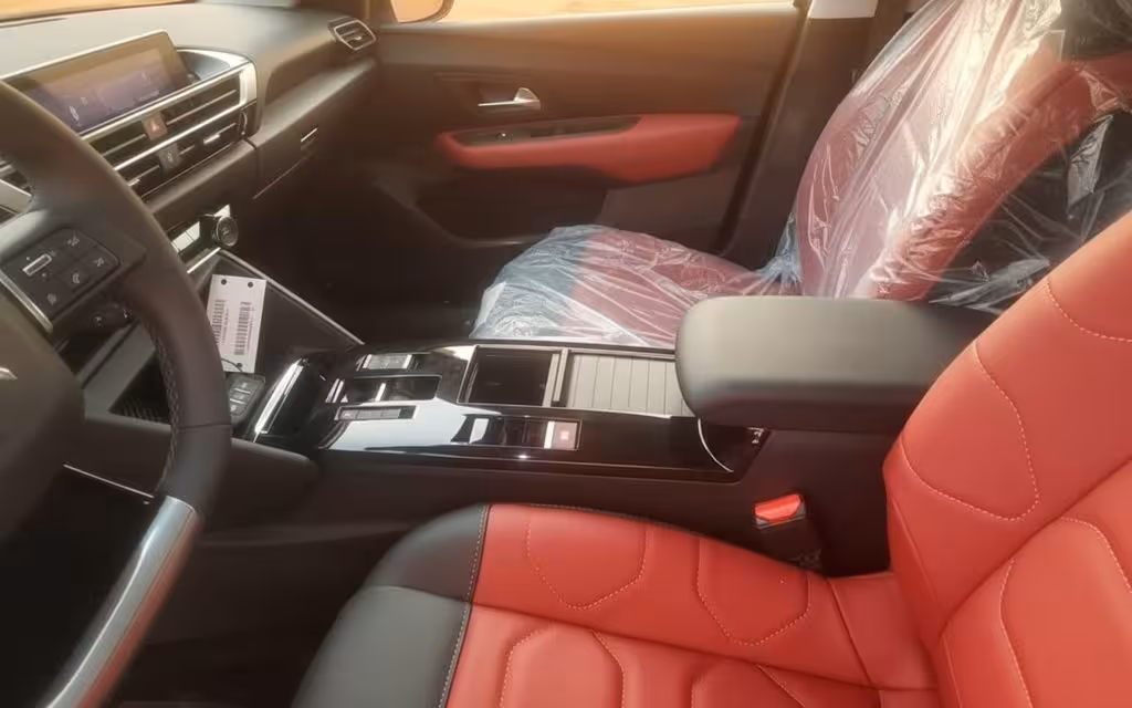Citroen C4 2024 leather seats and cabin – rental in Dubai