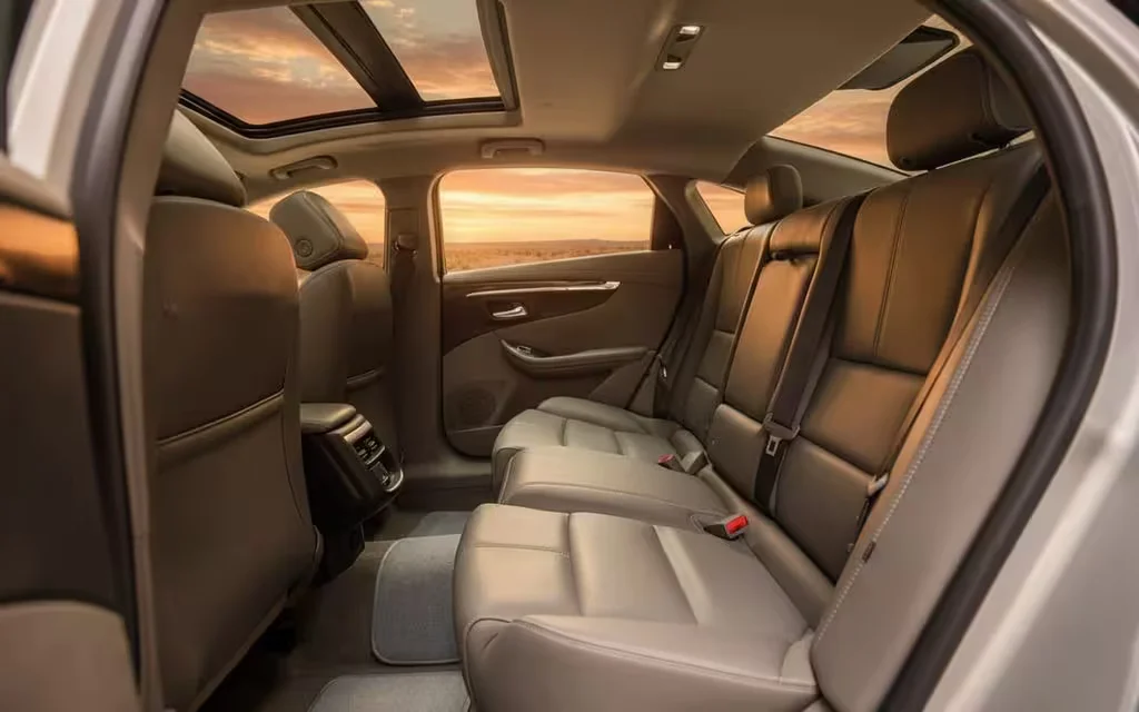 Chevrolet Impala 2025 interior view showing trim – rental in Dubai