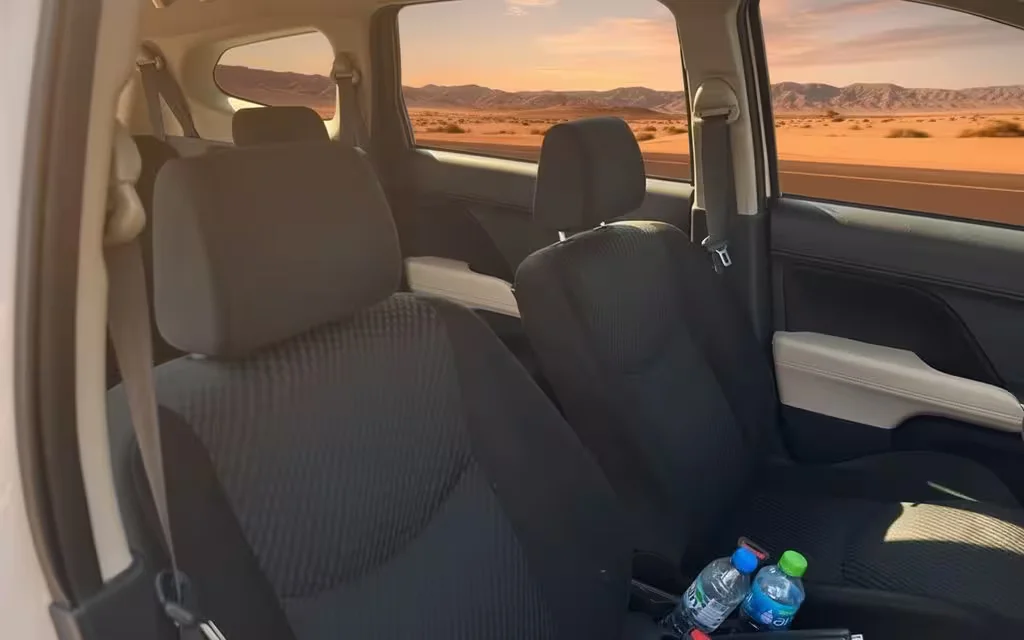 Toyota Rush 2025 interior view showing trim – rental in Dubai