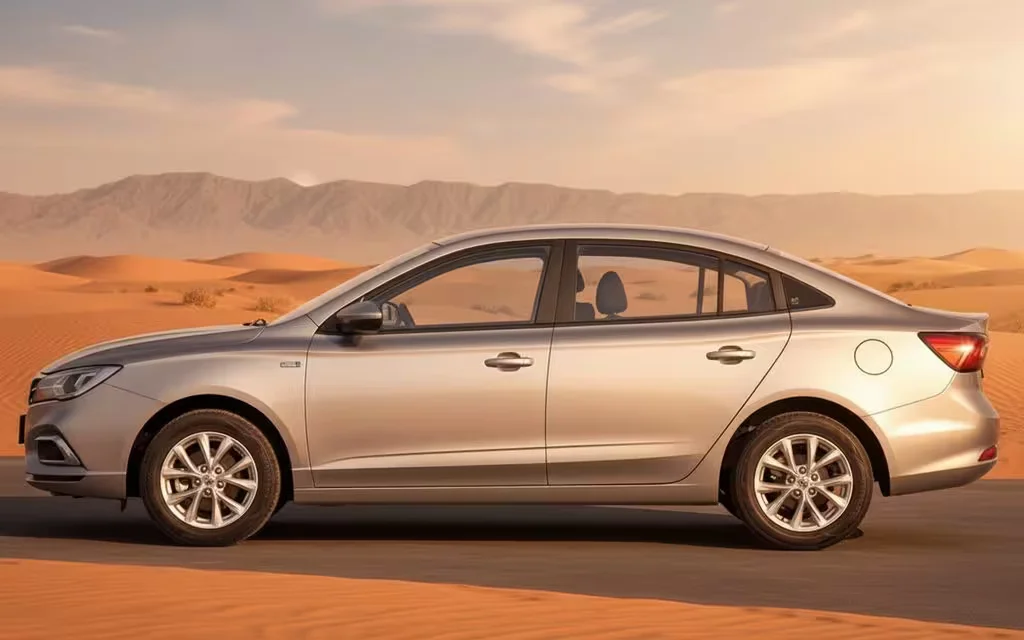 Mg 5 2025 Grey side profile – rental in Dubai