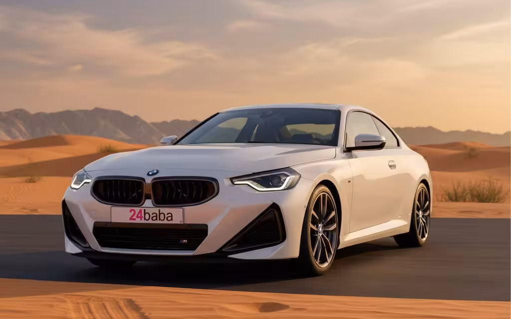 Bmw 230 2023 White cover image – rental in Dubai