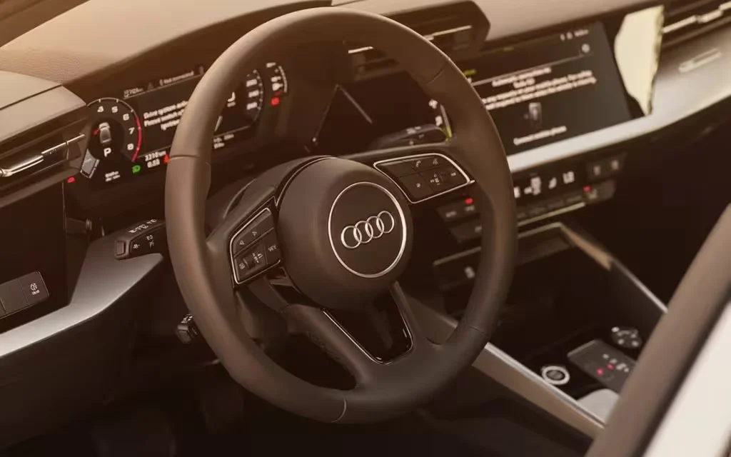 Audi A3 2023 dashboard and infotainment