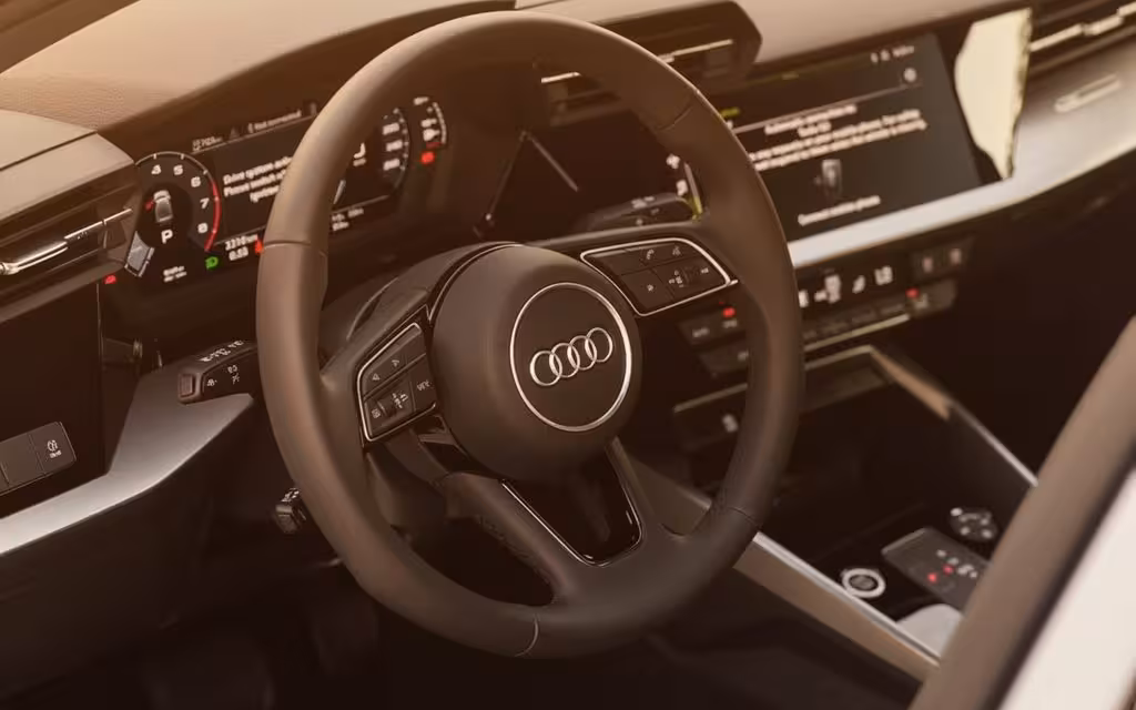 Audi A3 2023 dashboard and infotainment