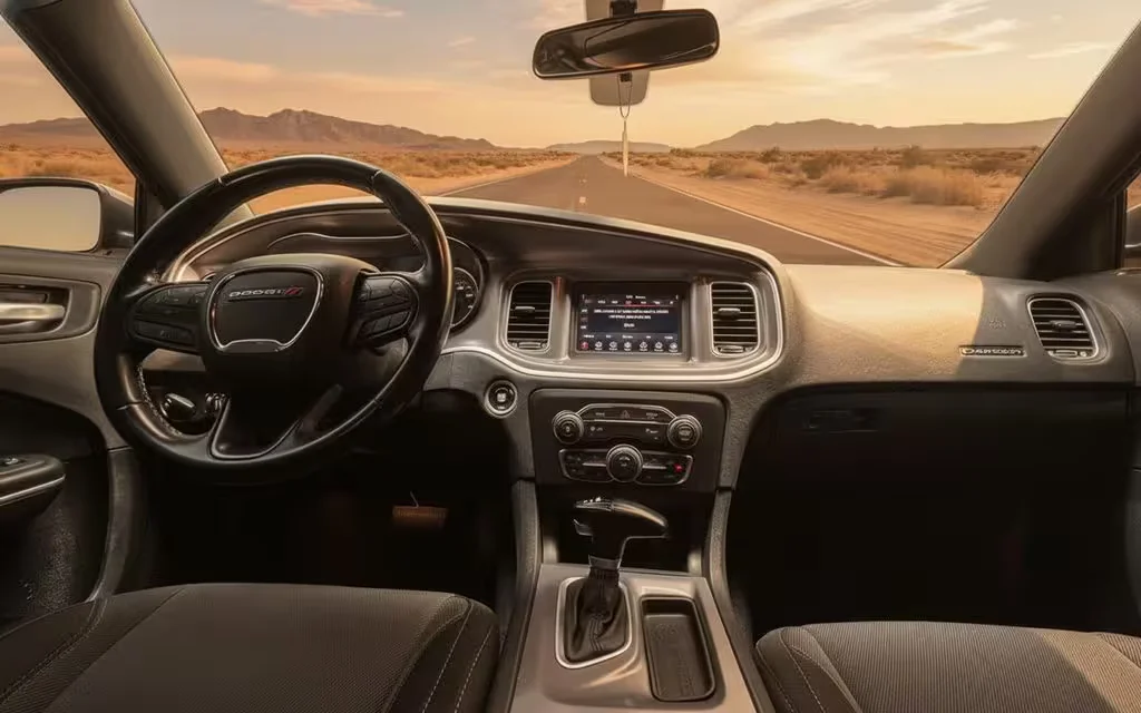 Dodge Charger 2022 dashboard and infotainment