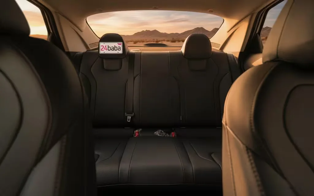 Hyundai Elantra 2025 leather seats and cabin – rental in Dubai