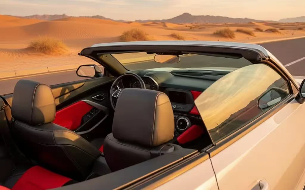 Chevrolet Camaro 2023 interior view showing trim