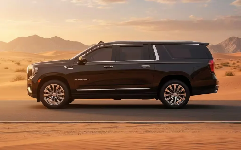 Gmc Yukon 2022 leather seats and cabin – rental in Dubai