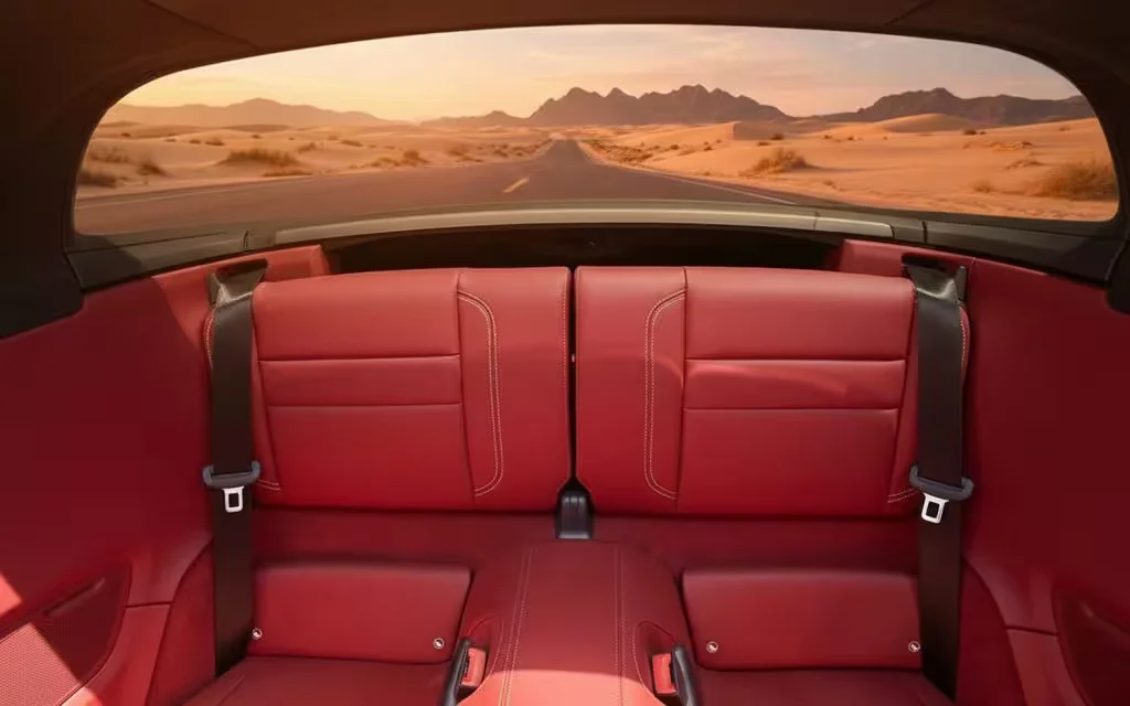 Porsche 911 2023 leather seats and cabin – rental in Dubai