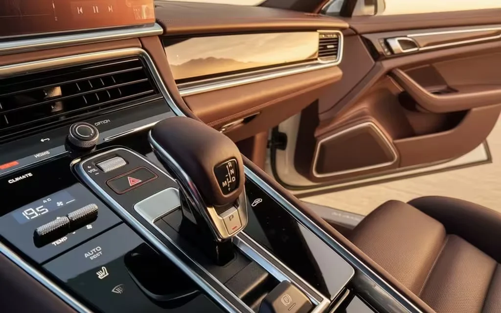 Porsche Panamera 2023 interior view showing trim