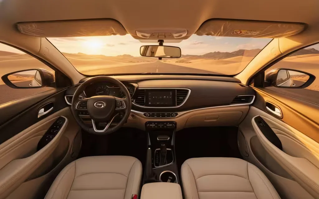 Gac Ga4 2023 dashboard and infotainment – rental in Dubai