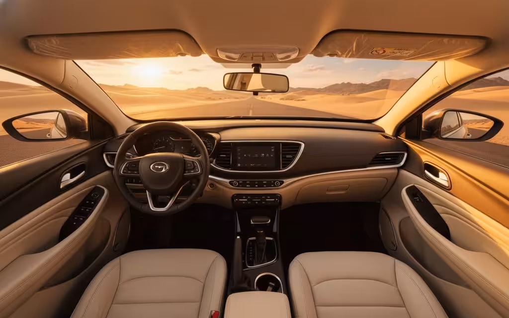 Gac Ga4 2023 dashboard and infotainment – rental in Dubai