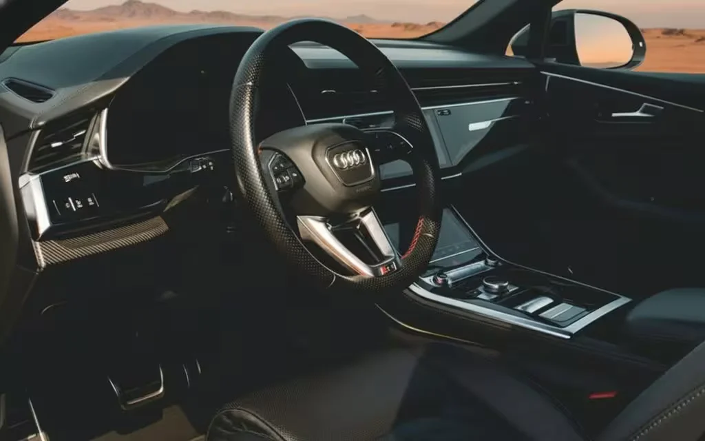 Audi RsQ8 2022 dashboard and infotainment