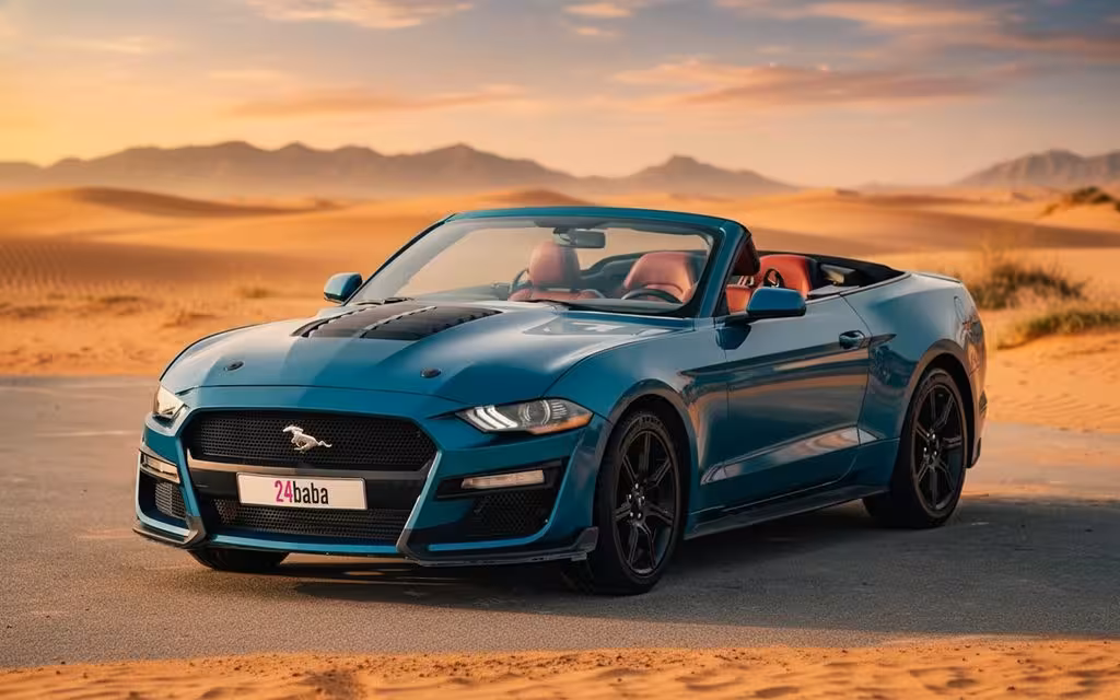 Ford Mustang 2025 Blue cover image – rental in Dubai
