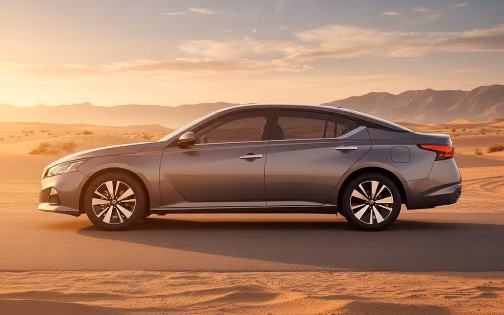 Nissan Altima 2021 Grey side profile