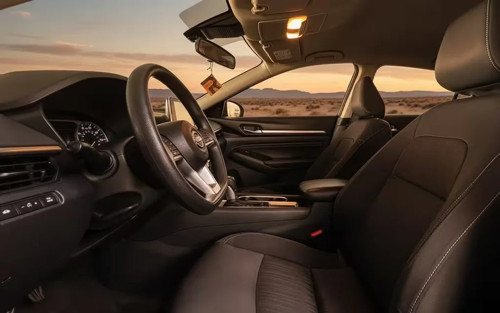 Nissan Altima 2021 interior view showing trim