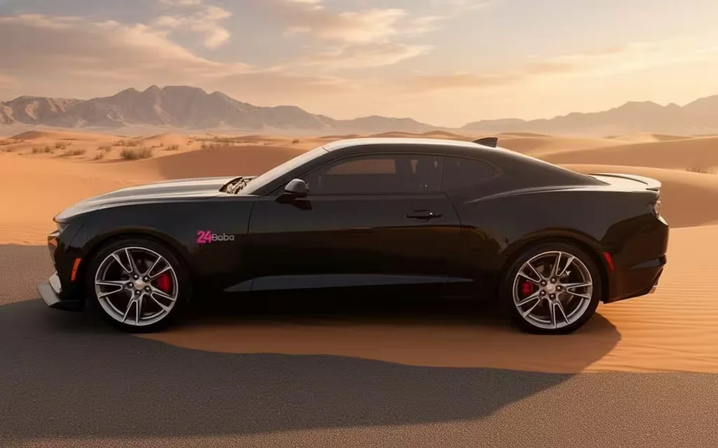 Chevrolet Camaro 2023 Black side profile