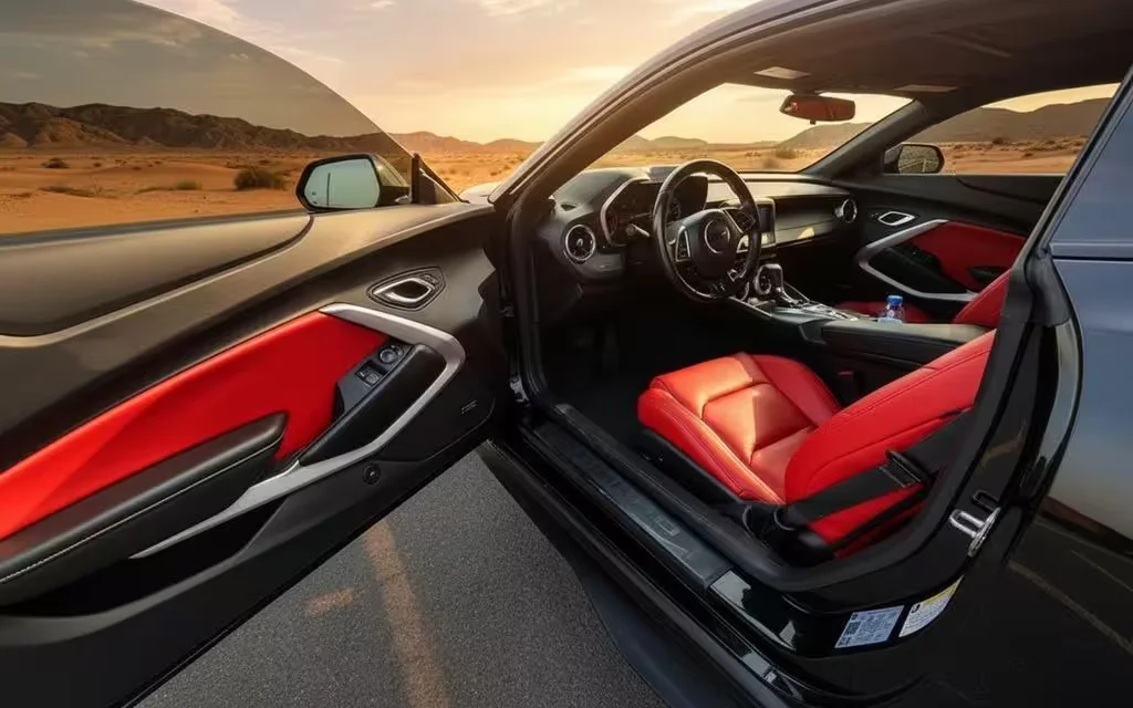Chevrolet Camaro 2023 interior view showing trim