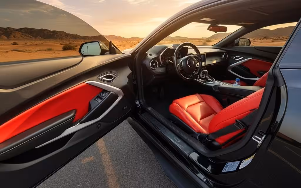 Chevrolet Camaro 2023 interior view showing trim