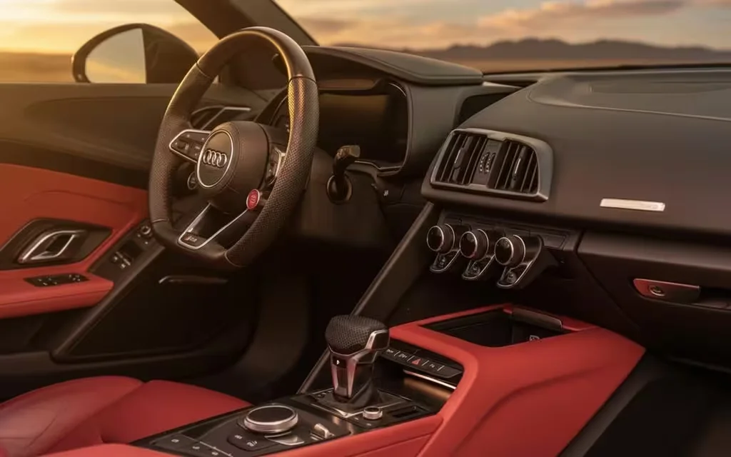 Audi R8 2024 dashboard and infotainment