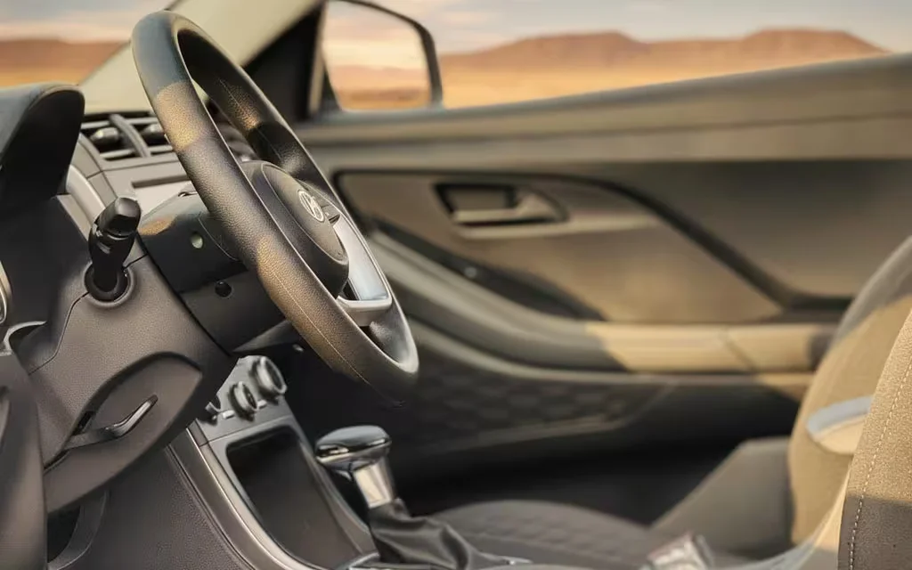 Hyundai Creta 2025 interior view showing trim – rental in Dubai